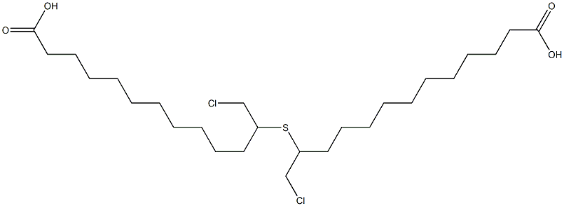 10-carboxydecyl-2-chloroethylsulfide 结构式
