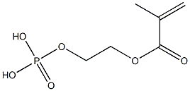 methacryloxyethyl dihydrogen phosphate Struktur
