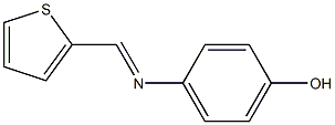 2-((4-hydroxyphenyl)iminoimethyl)thiophene|