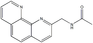 N-acetyl-2-aminomethyl-1,10-phenanthroline Structure