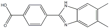 2-(4-carboxyphenyl)-5,6-dimethylbenzimidazole