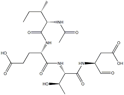acetyl-isoleucyl-glutamyl-threonyl-aspartyl-aldehyde