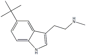 N-methyl-5-tert-butyltryptamine Structure