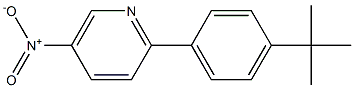 2-(4-TERTBUTYLPHENYL)-5-NITROPYRIDINE Struktur