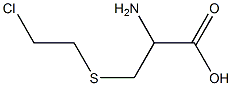 S-(2-CHLOROETHYL)-DL-CYSTEINE Struktur