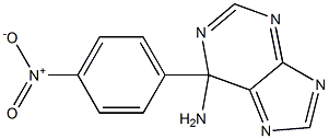6-(PARA-NITROPHENYL)ADENINE Structure