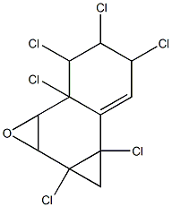 HEXACHLORO-EPOXY-OCTAHYDRO-METHANONAPHTHALENE 结构式