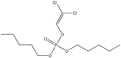 DI-N-PENTYL2,2-DICHLOROVINYLPHOSPHATE Structure