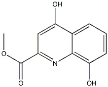XANTHURENICACIDMETHYLESTER Structure