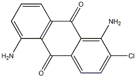 1,5-DIAMINO-2-CHLORANTHRAQUINONE Structure