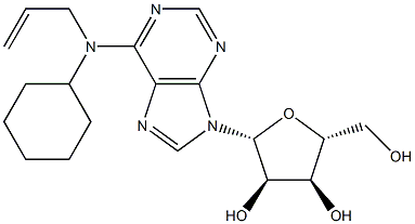 N-ALLYL-N-CYCLOHEXYLADENOSINE Structure