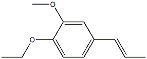 BENZENE,1-(1-ETHOXY)-2-METHOXY-4-(1-PROPENYL)- Struktur