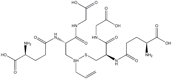 S-ALLYLGLUTATHIONE Struktur