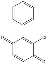 2-PHENYL-3-CHLORO-1,4-BENZOQUINONE Structure