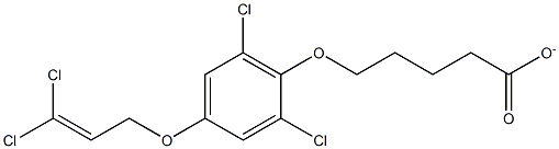 3-(2,6-DICHLORO-4-(3,3-DICHLOROALLYLOXY)PHENOXY)PROPYLACETATE Structure