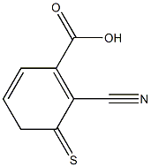 META-THIOCYANOBENZOICACID Struktur