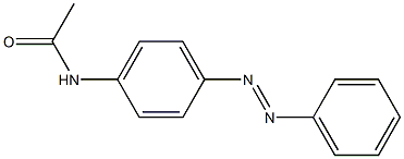 PARA-ACETAMINOAZOBENZENE 化学構造式