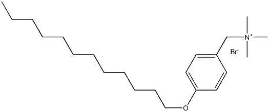 PARA-DODECYLOXYBENZYLTRIMETHYLAMMONIUMBROMIDE Struktur