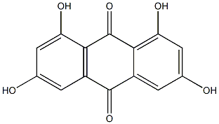 1,3,6,8-TETRAHYDROXYANTHRAQUINONE Structure