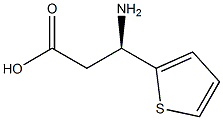 (R)-3-Amino-3-(2-thienyl)-propanoic acid Struktur