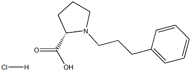 (R)-alpha-(3-Phenyl-propyl)-proline hydrochloride Structure