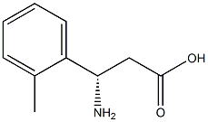(S)-3-Amino-3-(2-methyl-phenyl)-propanoic acid Struktur
