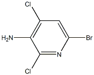 3-Amino-6-bromo-2,4-dichloropyridine Structure