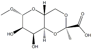 (1S,2S,3R,4R,6R,9R)-2,3-dihydroxy-4-methoxy-9-methyl-5,8,10-trioxabicyclo[4.4.0]decane-9-carboxylic acid