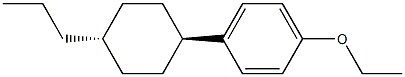 4-(trans-4-propylcyclohexyl) ethoxybenzene Structure