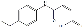 (Z)-3-(4-Ethyl-phenylcarbamoyl)-acrylic acid Structure