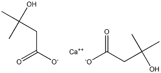 CALCIUM 3-HYDROXY-3-METHY BUTYRATE Structure