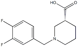 (3R)-1-(3,4-difluorobenzyl)piperidine-3-carboxylic acid