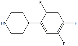 4-(2,4,5-trifluorophenyl)piperidine Structure