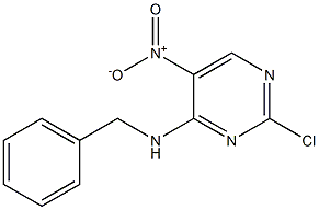 N-benzyl-2-chloro-5-nitropyrimidin-4-amine Structure