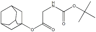 (S)-Boc-1-adamantyl-glycine Struktur