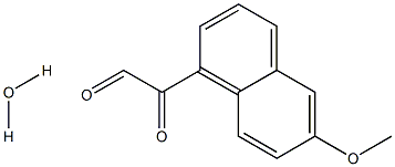 6-METHOXY-2-NAPHTHYLGLYOXAL HYDRATE , DRY WT. BASIS Structure