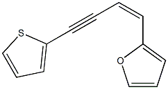 顺-1-(2-氧茂基)-4-(2-硫茂基)-1-丁烯-3-炔, , 结构式