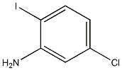 2-碘-5-氯苯胺, , 结构式
