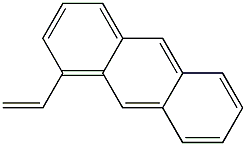 1-乙烯蒽, , 结构式