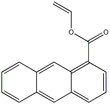 蒽-1-甲酸乙烯酯, , 结构式
