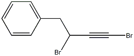 4-苯-1,2-二溴-1-丁烯, , 结构式