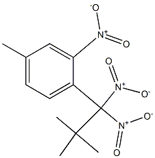 trinitro-tert-butylxylene Struktur