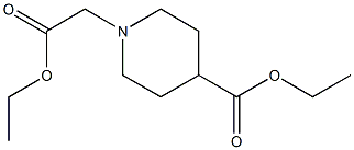 1-ethoxycarbonylmethyl-piperidine-4-carboxylicacid ethyl ester Structure