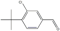 4-T-BUTYL-5-CHLORO BENZALDEHYDE Struktur