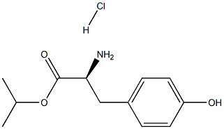 L-TYROSINE ISOPROPYL ESTER HCL 结构式