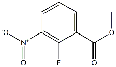 2-FLUORO-3-NITROBENZOIC ACID METHYL ESTER Structure
