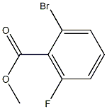 2-BROMO-6-FLUOROBENZOIC ACID METHYL ESTER Struktur