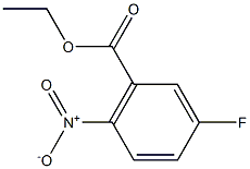 3-FLUORO-6-NITROBENZOIC ACID ETHYL ESTER Structure