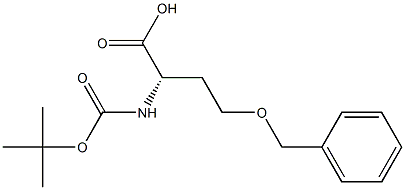 NALPHA-tert-Butoxycarbonyl-O-benzyl-L-homoserine Structure