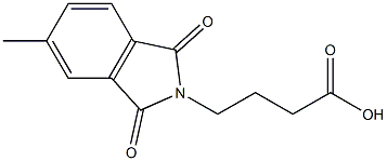 4-(5-METHYL-1,3-DIOXO-1,3-DIHYDRO-2H-ISOINDOL-2-YL)BUTANOIC ACID Structure